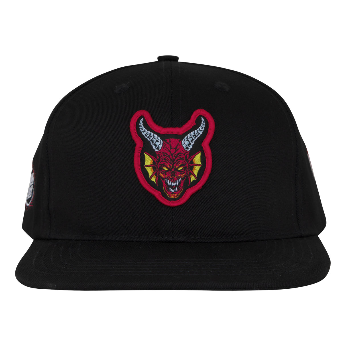 Santa Cruz X Stranger Things Hellfire Club Snapback Structured Hat Black
