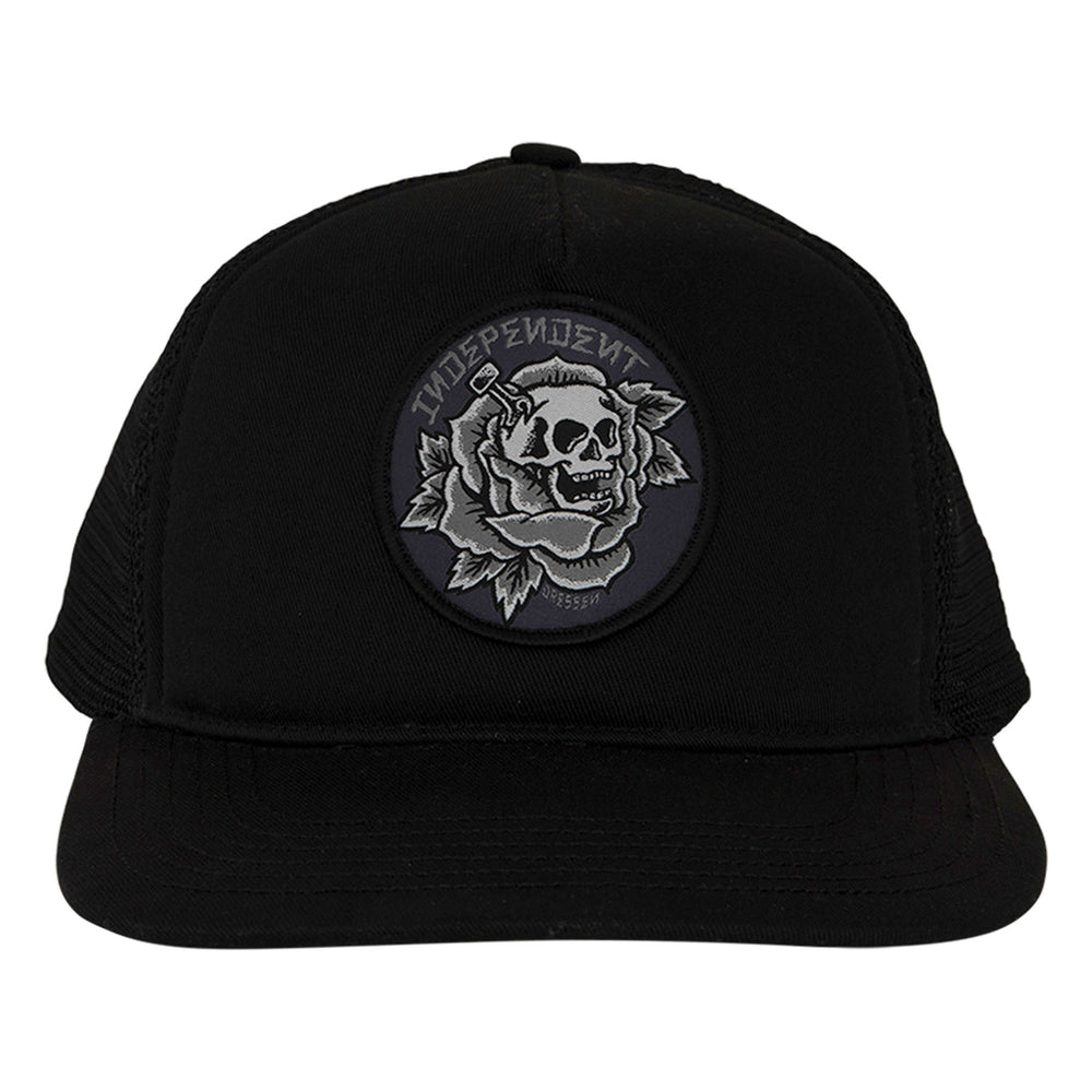 Independent Dressen Skull Rose Snapback Hat