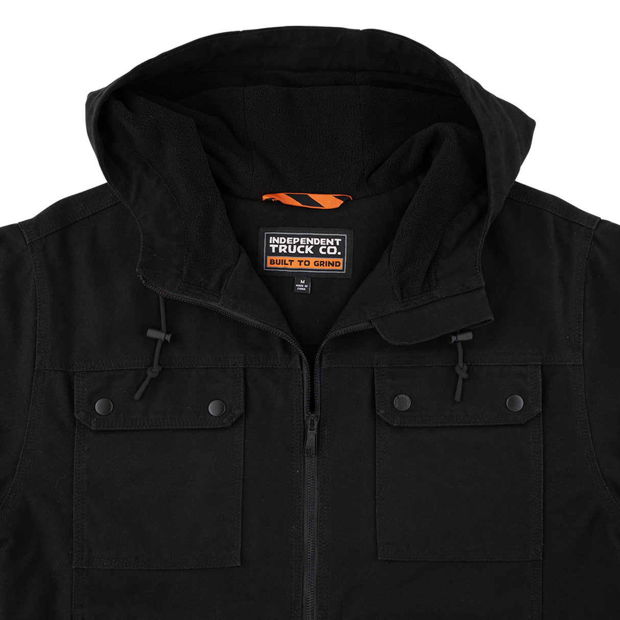 Independent Built To Grind Hooded Canvas Work Jacket