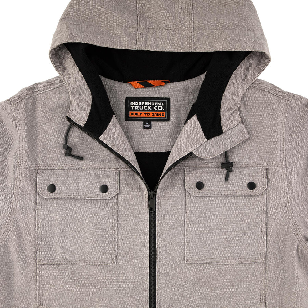Independent Built To Grind Hooded Canvas Work Jacket