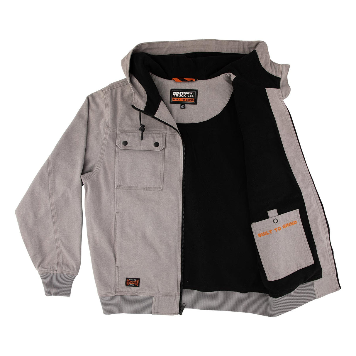 Independent Built To Grind Hooded Canvas Work Jacket