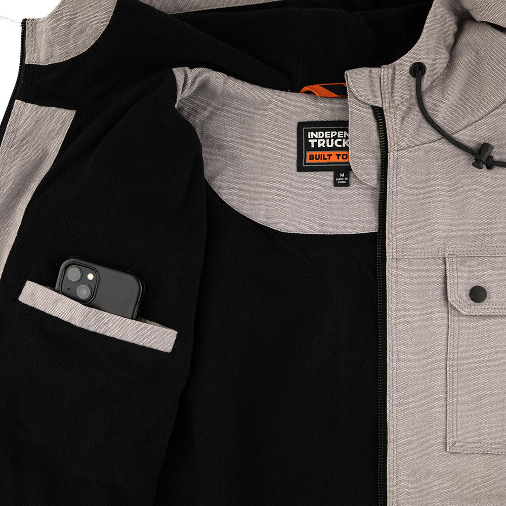 Independent Built To Grind Hooded Canvas Work Jacket