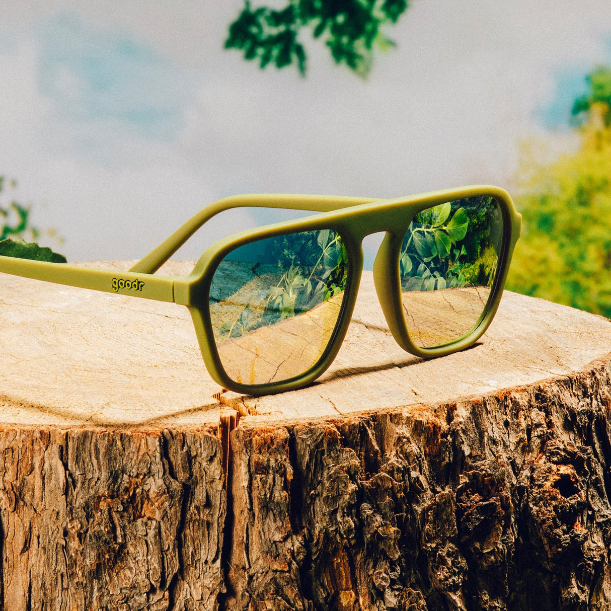 Goodr Retro G Dirty Martini Time Machine Sunglasses