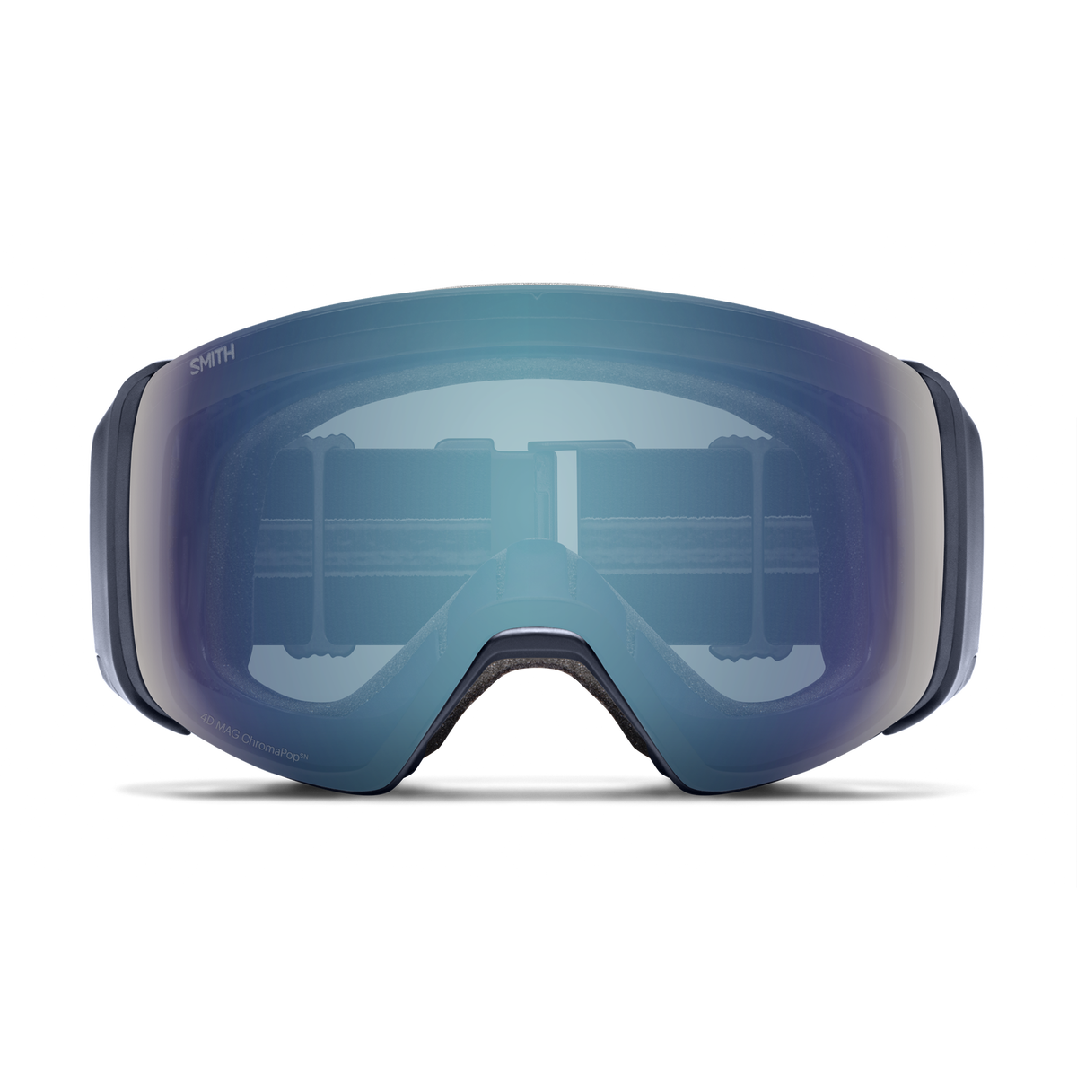 Smith 4D Mag Goggles Royal Navy + ChromaPop Everyday Blue Mirror Lens 2027
