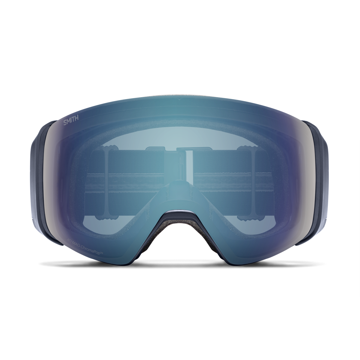 Smith 4D Mag Goggles Royal Navy + ChromaPop Everyday Blue Mirror Lens 2027