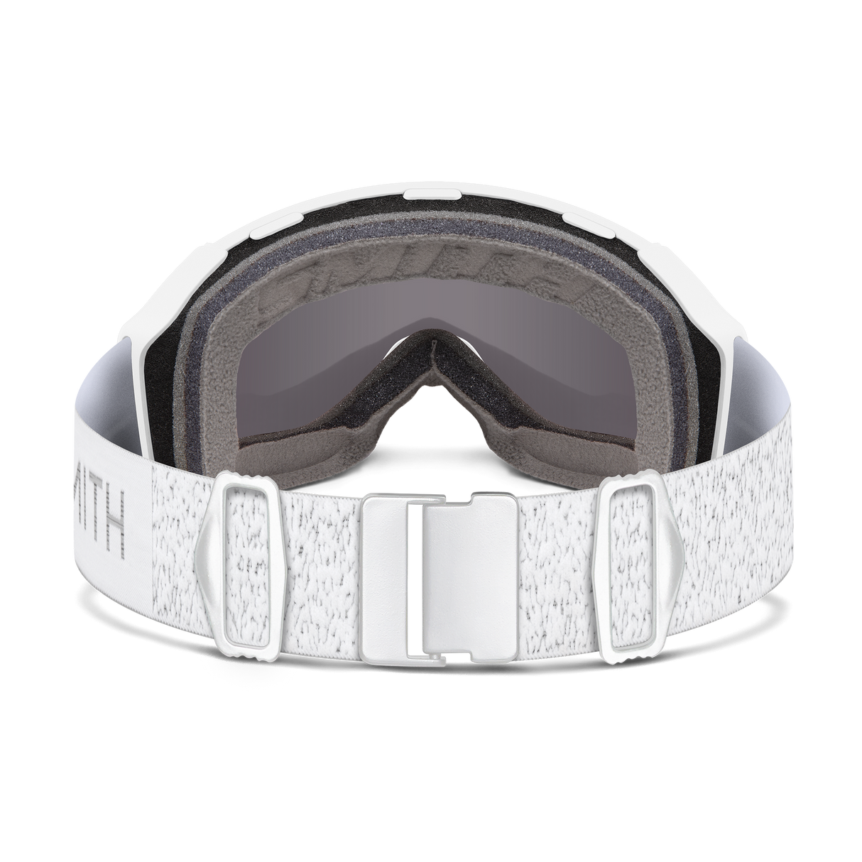 Smith 4D Mag S Goggles White Chunky Knit + ChromaPop Sun Platinum Mirror Lens