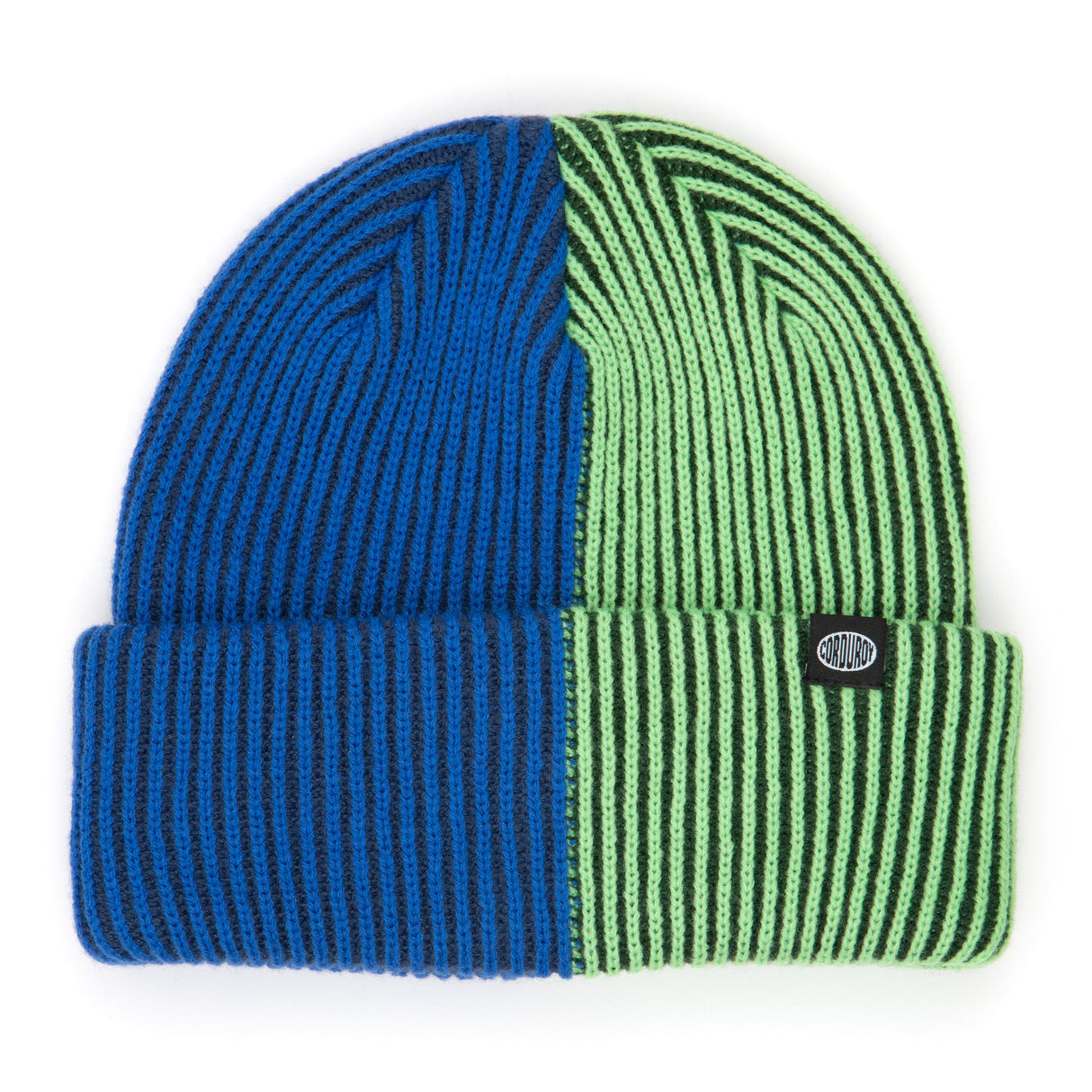 Corduroy 50/50 Cord Beanie - Green