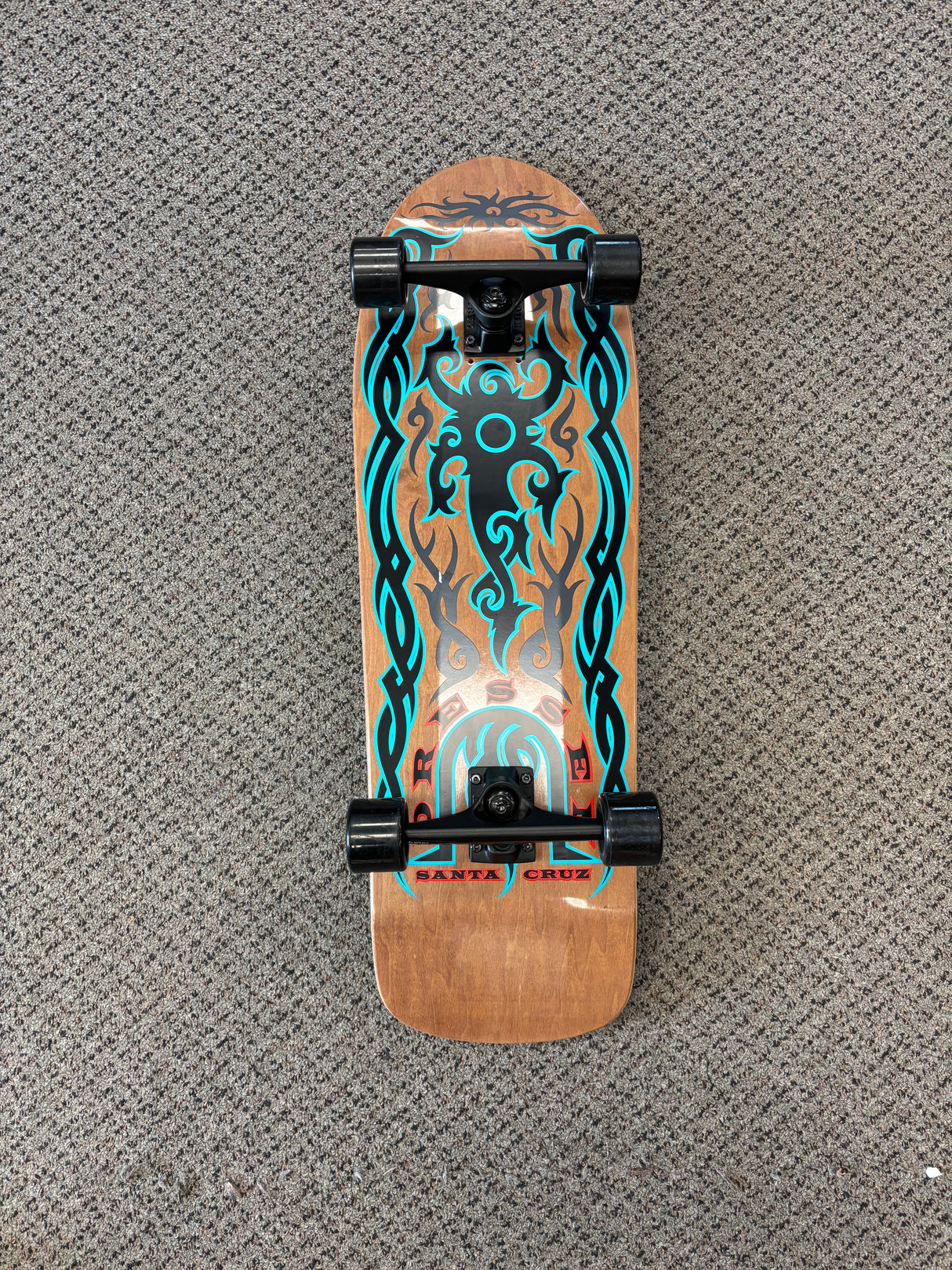 Santa Cruz Eric Dressen Tribal Reissue Skateboard Deck 9.9" Complete