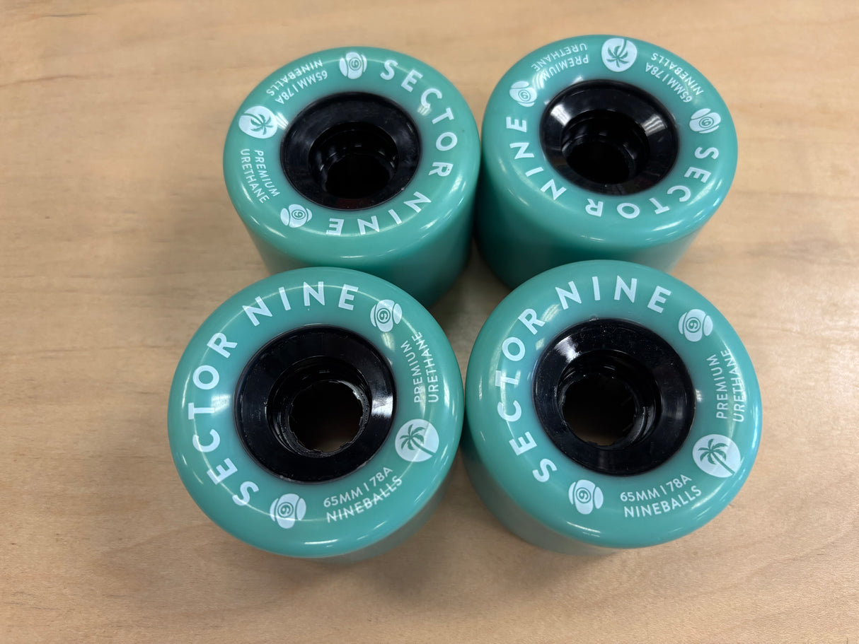 Sector Nine 78a Nineball Mint 65mm Longboard Wheels