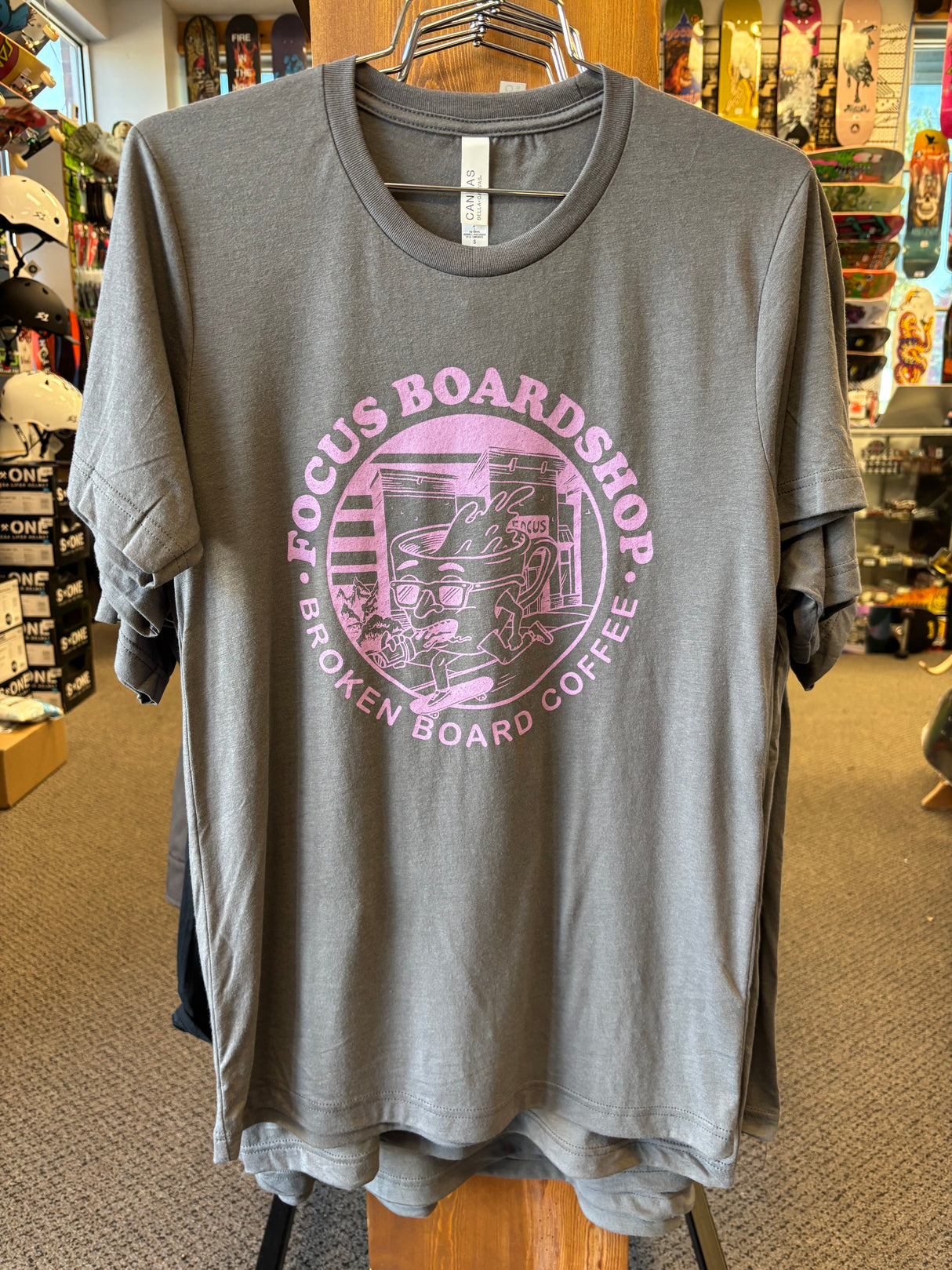 Focus & Broken Collaboration Tri Blend Short Sleeve T-Shirt