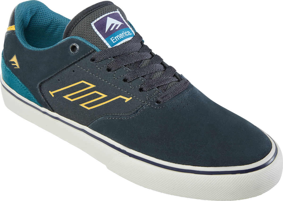 Emerica Low Vulc Skate Shoes - Dark Navy