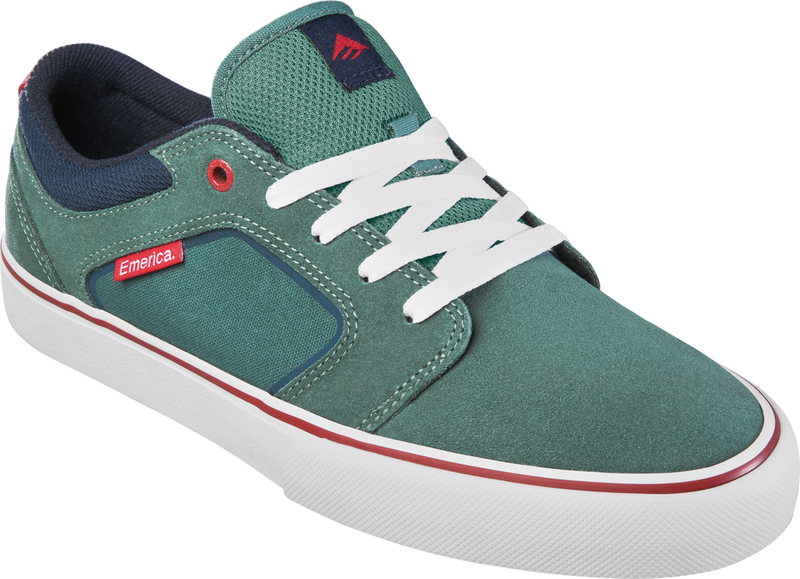 Emerica Cadence Skate Shoes - Green/Blue