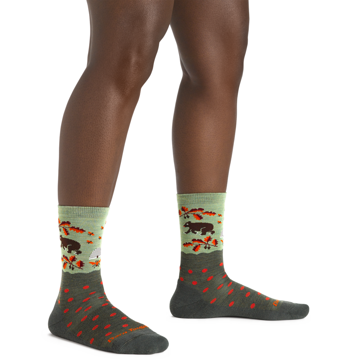 Darn Tough Women's Wild Life Crew Lightweight Lifestyle Socks