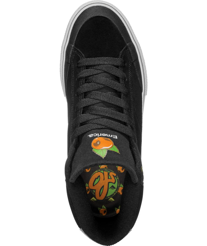Emerica Omen Hi X OJ Skate Shoes - Black