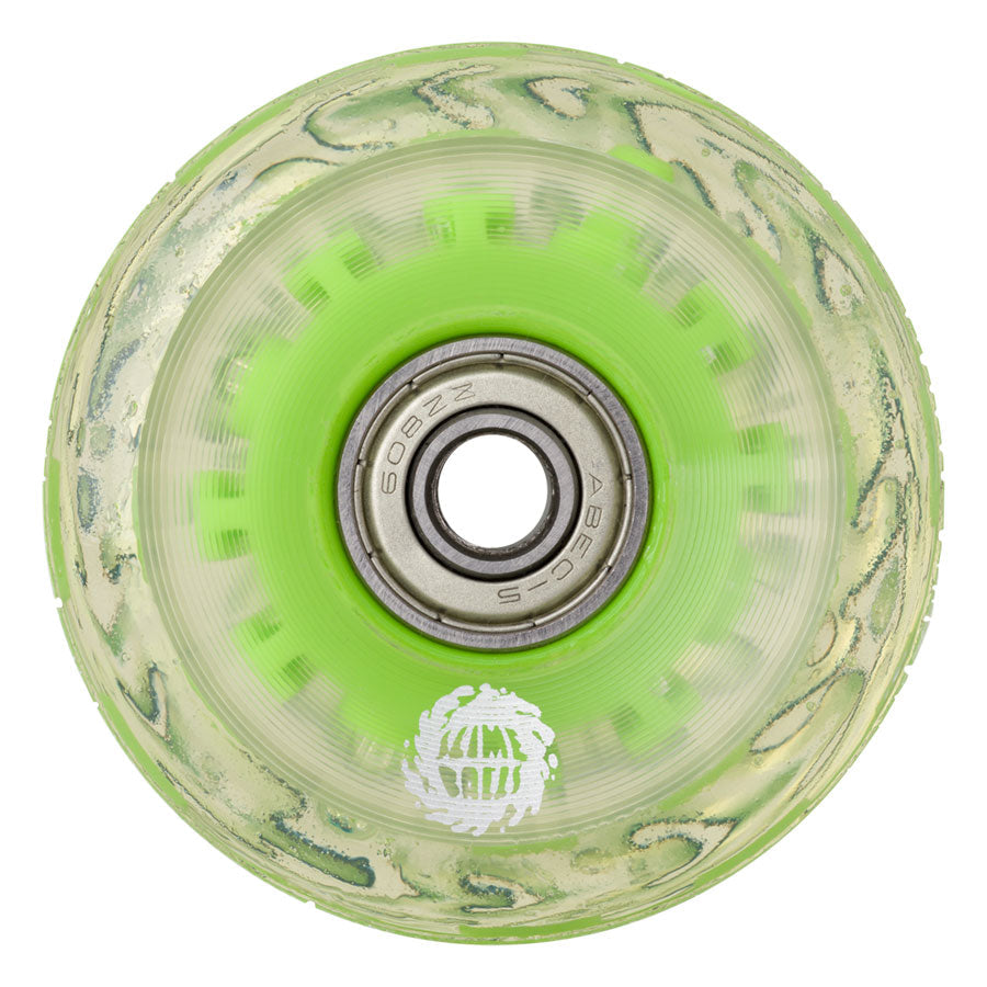 Slime Balls Light Ups OG Green LED Skateboard Wheels 78a 60mm