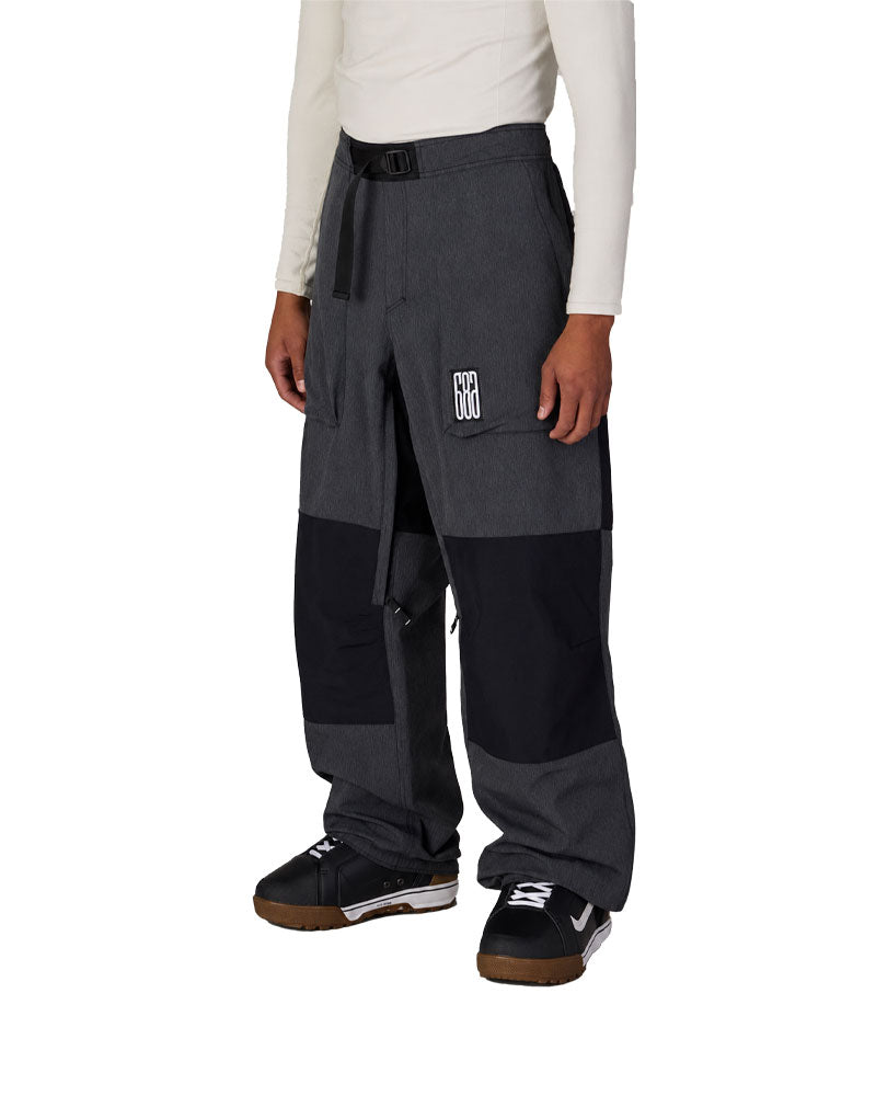 686 Men's 2.5L Ghost Pant - Black Denim - flat