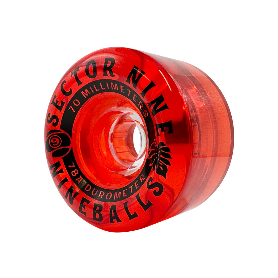 Sector Nine 78a Nineball Cherry Bomb 70mm Longboard Wheels