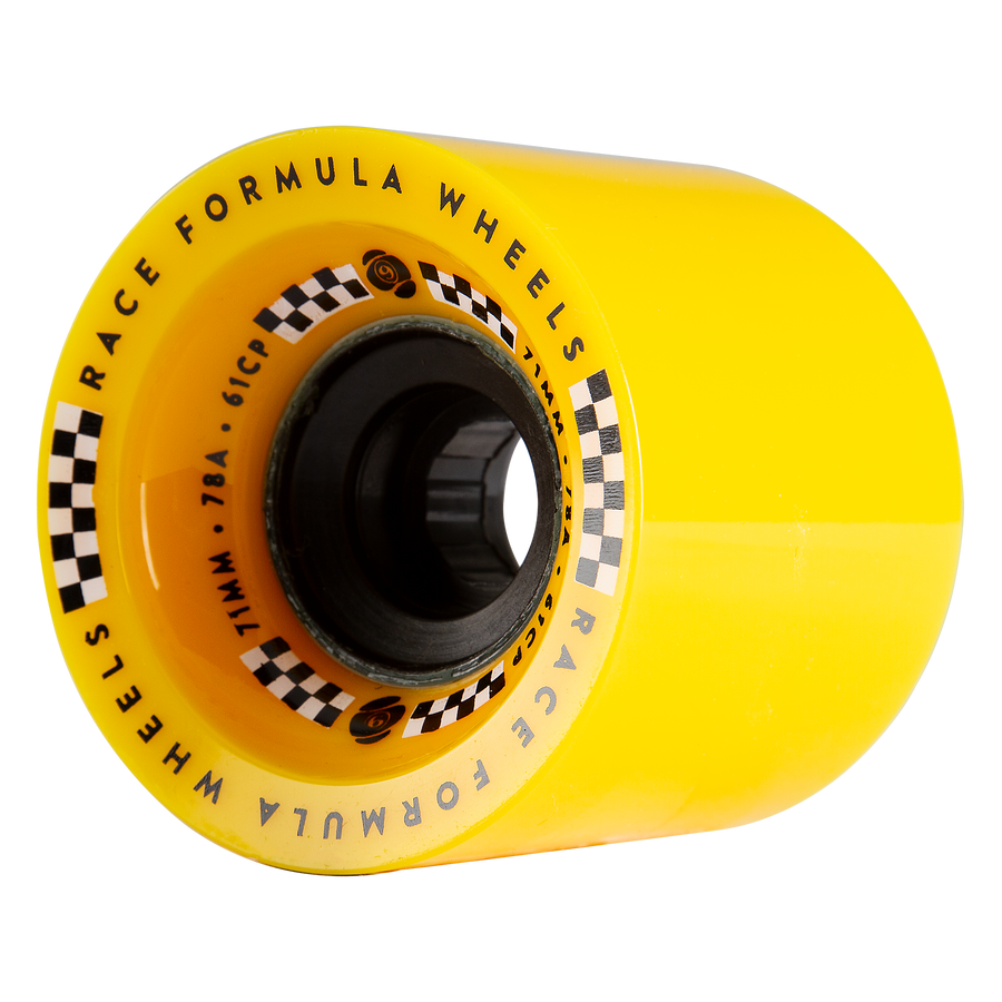 Sector Nine 78a Race Formula Yellow 71mm Longboard Wheels
