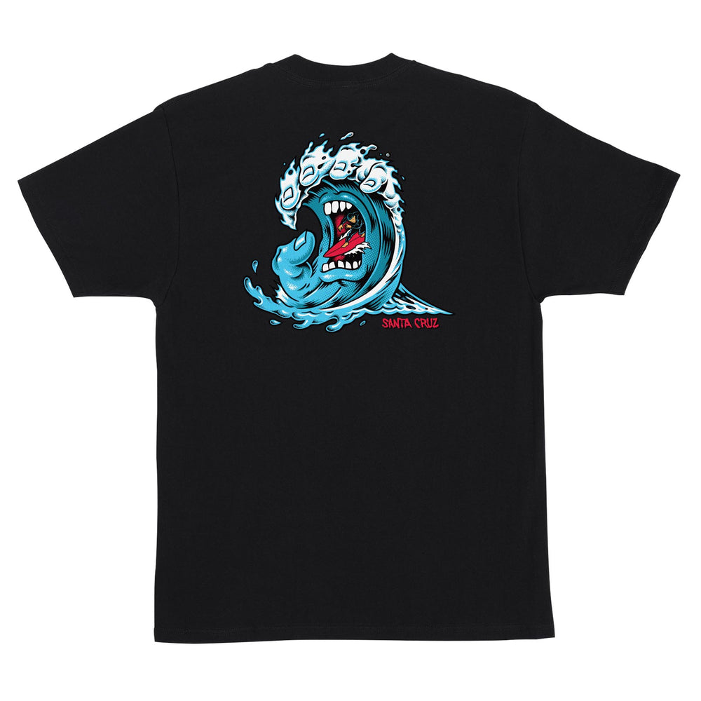 Santa Cruz Screaming Wave Heavyweight Short Sleeve T-Shirt