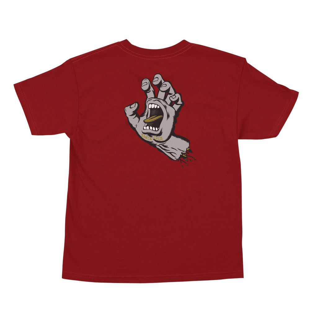 Santa Cruz Screaming Hand Midweight Short Sleeve Youth T-Shirt