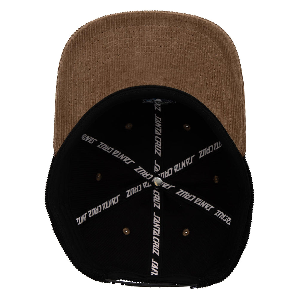 Santa Cruz Scratched Corduroy Snapback Hat