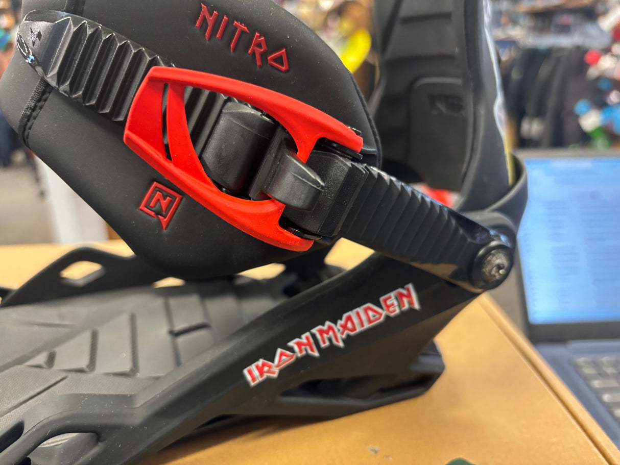 Nitro x Iron Maiden Team Snowboard Bindings Large