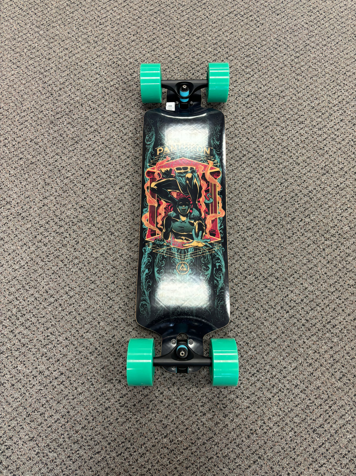 Pantheon Pranayama Portal Graphic Light Flex Complete Commuter Longboard Hoku Wheels