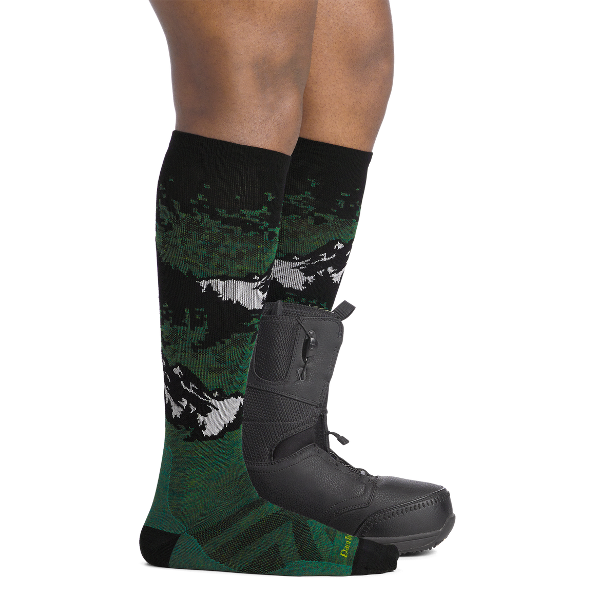 Darn Tough Men's Cold Smoke Over-the-Calf Lightweight Ski & Snowboard Socks
