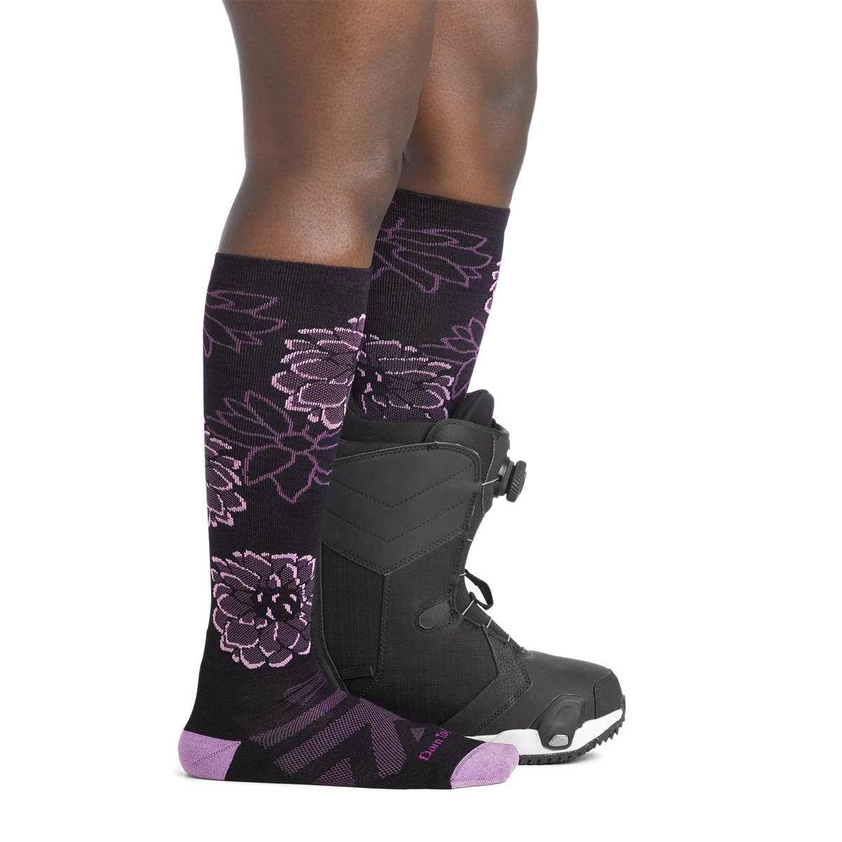 Darn Tough Women's Dahlia Over-the-Calf Midweight Ski & Snowboard Socks