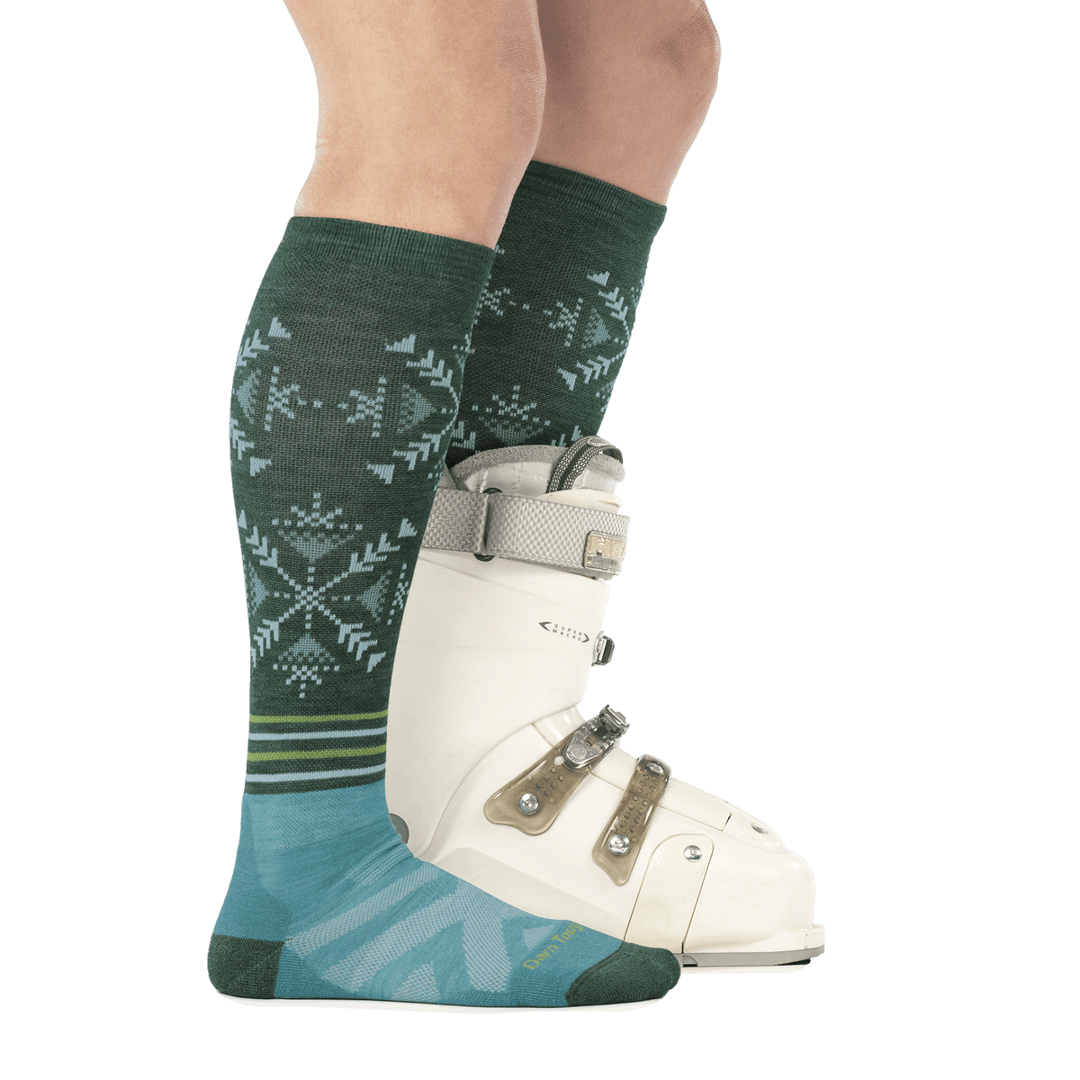 Darn Tough Women's Snowfall Over-the-Calf Midweight Ski & Snowboard Socks