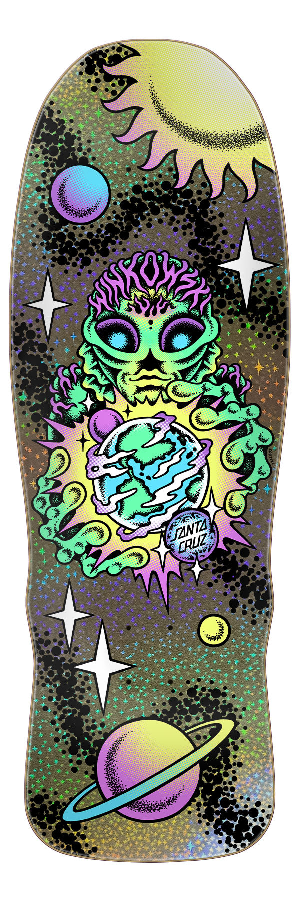 Santa Cruz Winkowski Cosmic Pro Shaped Skateboard Deck 10.35"