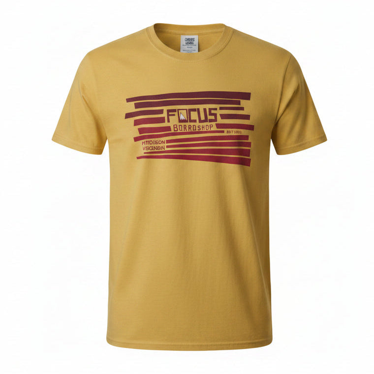 Focus Peak Logo Comfort Color Short Sleeve T-Shirt