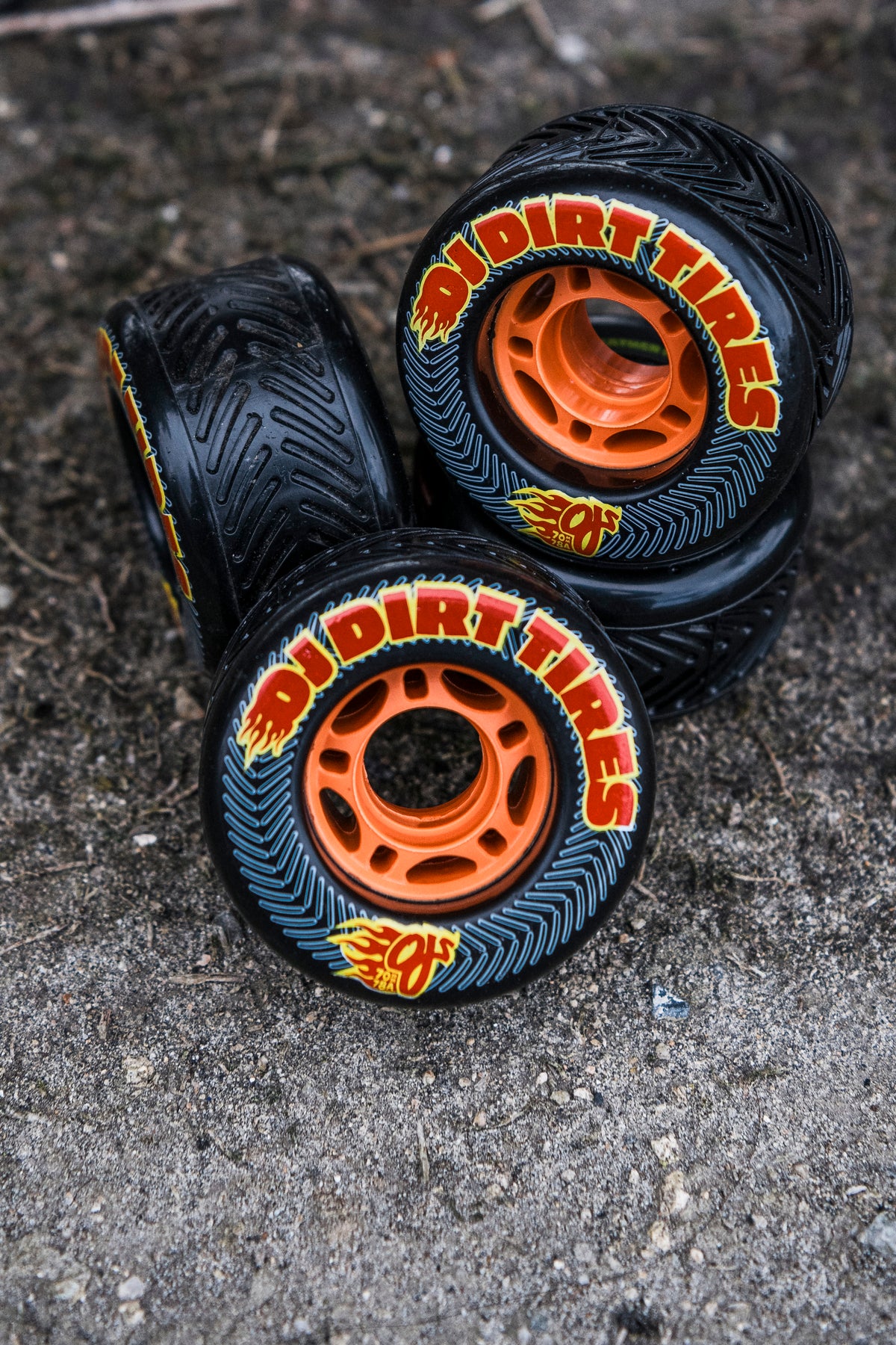 OJ Dirt Tires Thunder Juice Black Skateboard Wheels 78a 70mm