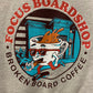 Focus Boardshop and Broken Board Coffee Collaboration RecycledSoft Long Sleeve T-Shirt - Steel Gray