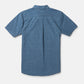 Volcom Date Knight Short Sleeve Button Up T-Shirt - Stone Blue