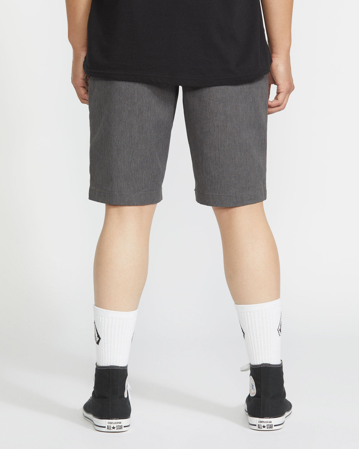 Volcom Frickin Modern Stretch Shorts - Charcoal Heather