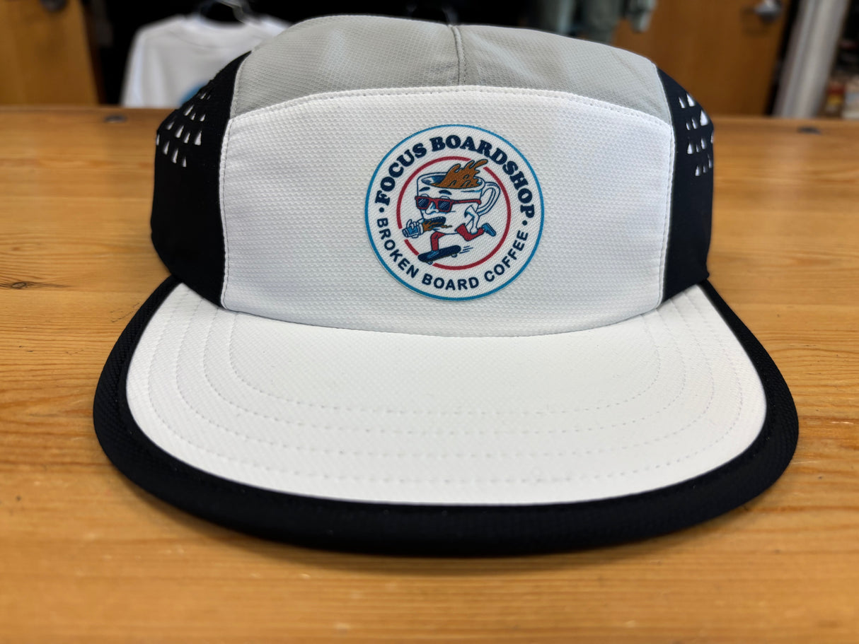 Coal X Focus X Broken Provo UPF Tech 5 Panel Cap