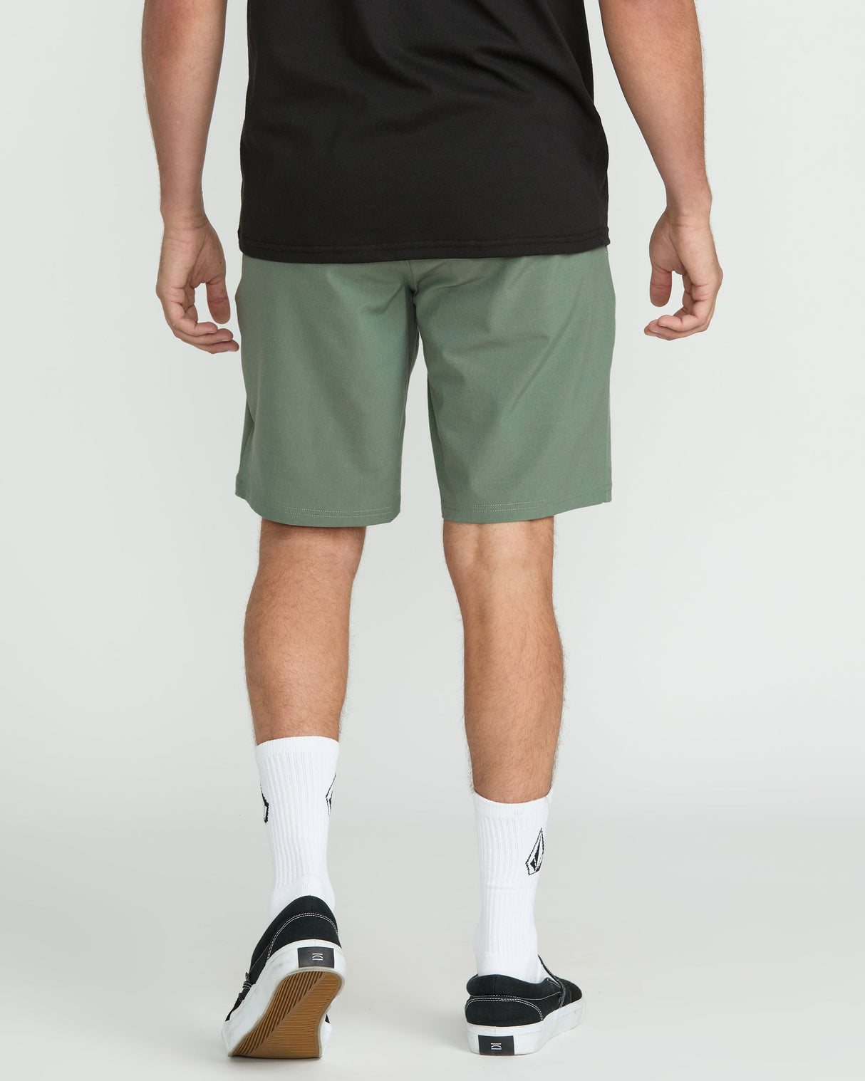 Volcom Frickin Cross Shred Static Shorts - Light Olive