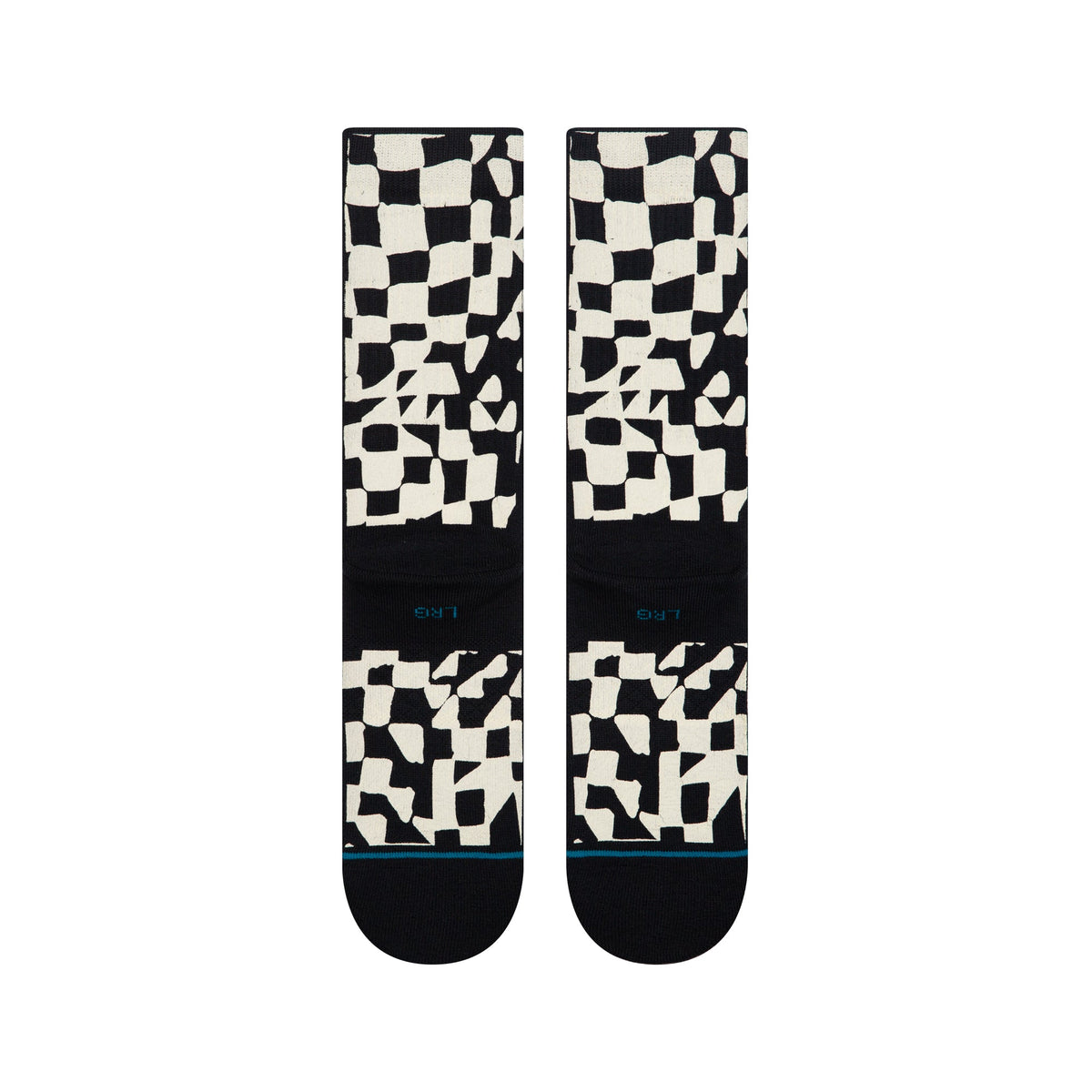 Stance Wave Check Mid Cushion Crew Socks