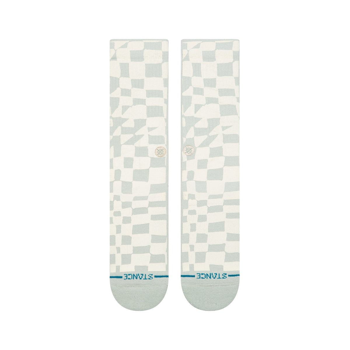 Stance Wave Check Mid Cushion Crew Socks