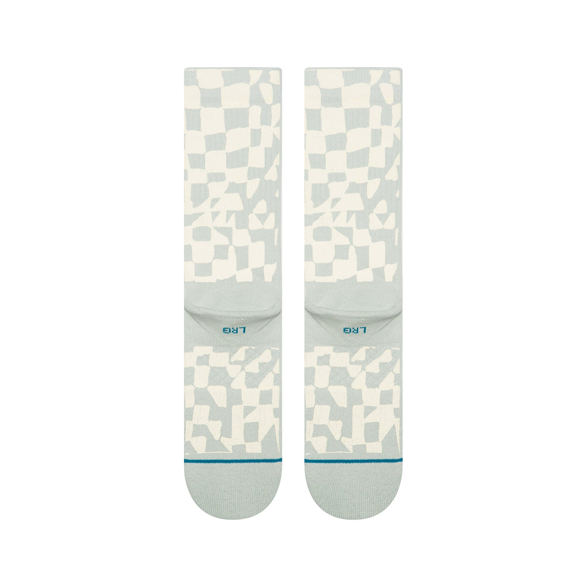 Stance Wave Check Mid Cushion Crew Socks