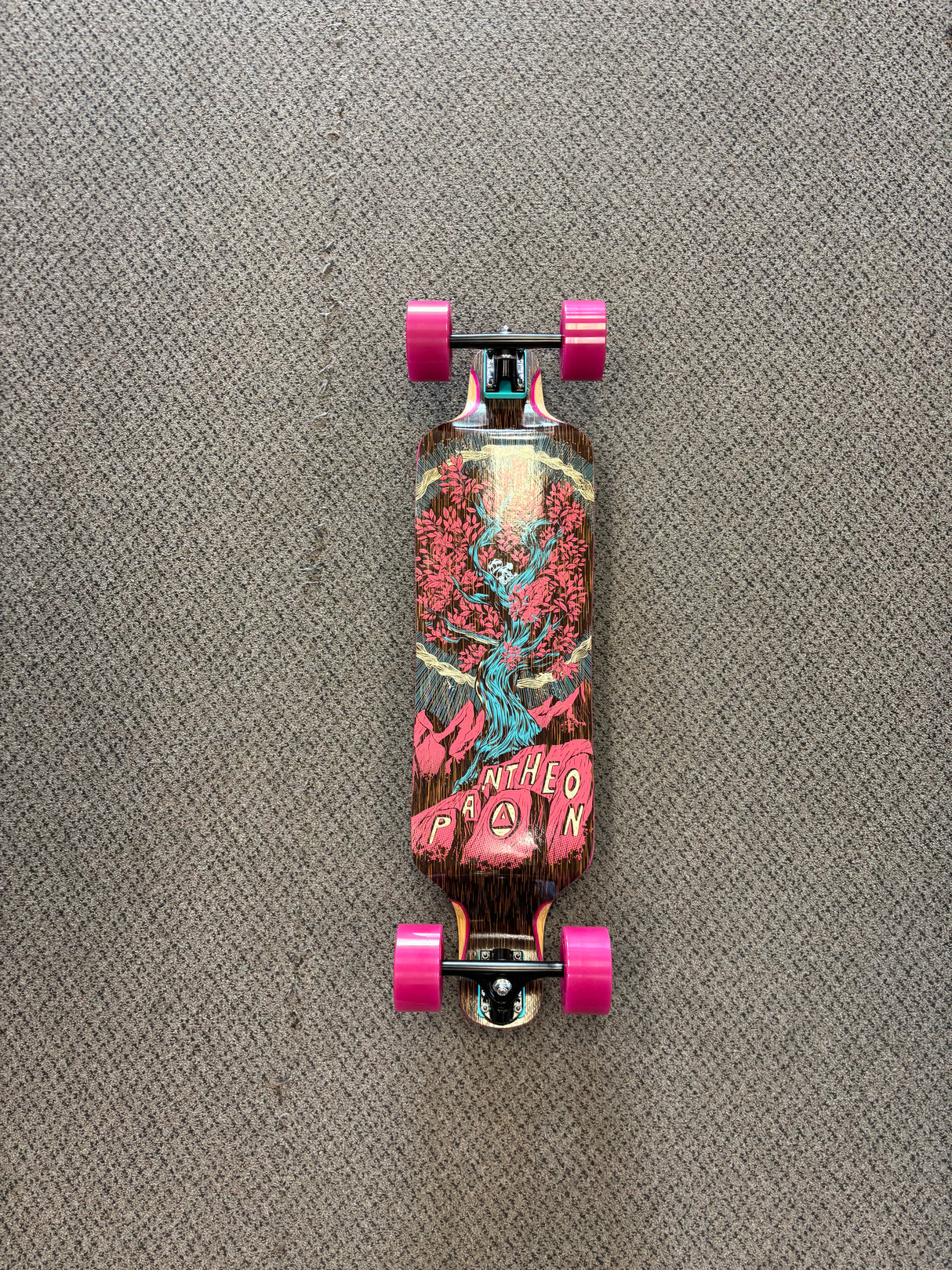 Pantheon Superdupersonic Light Flex Complete Commuter Longboard Hoku 78a Wheels