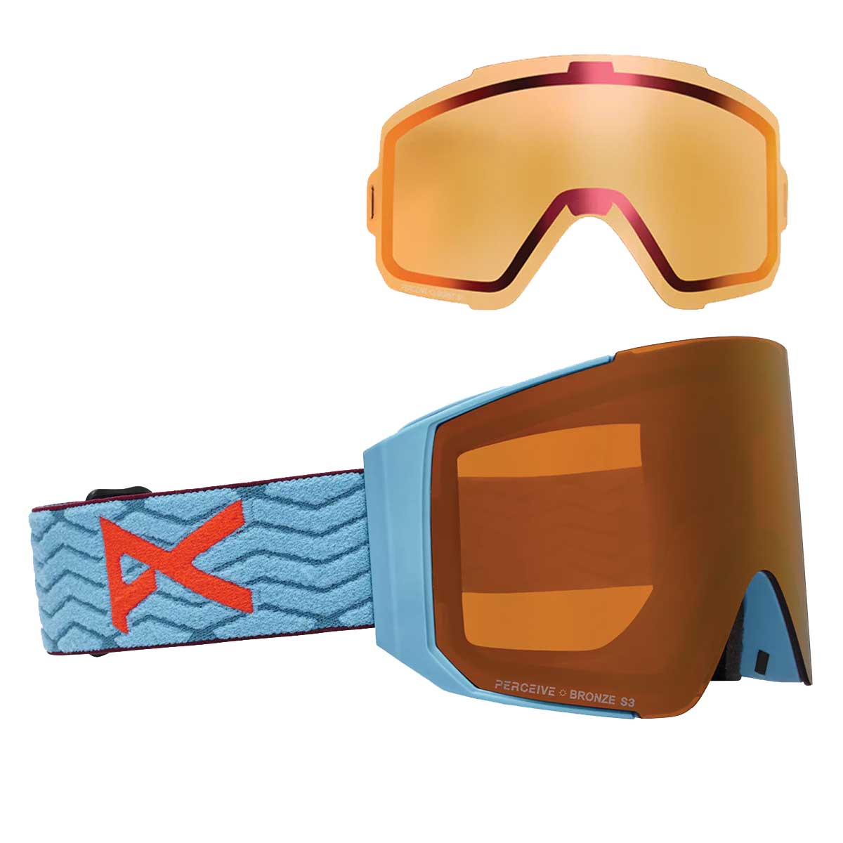 Anon Sync Goggles + Bonus Lens - Retro Blue/Perceive Sunny Bronze 2026