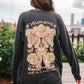 Volcom Women's Sun Keep Magic Boyfriend Crew Sweatshirt - Vintage Black