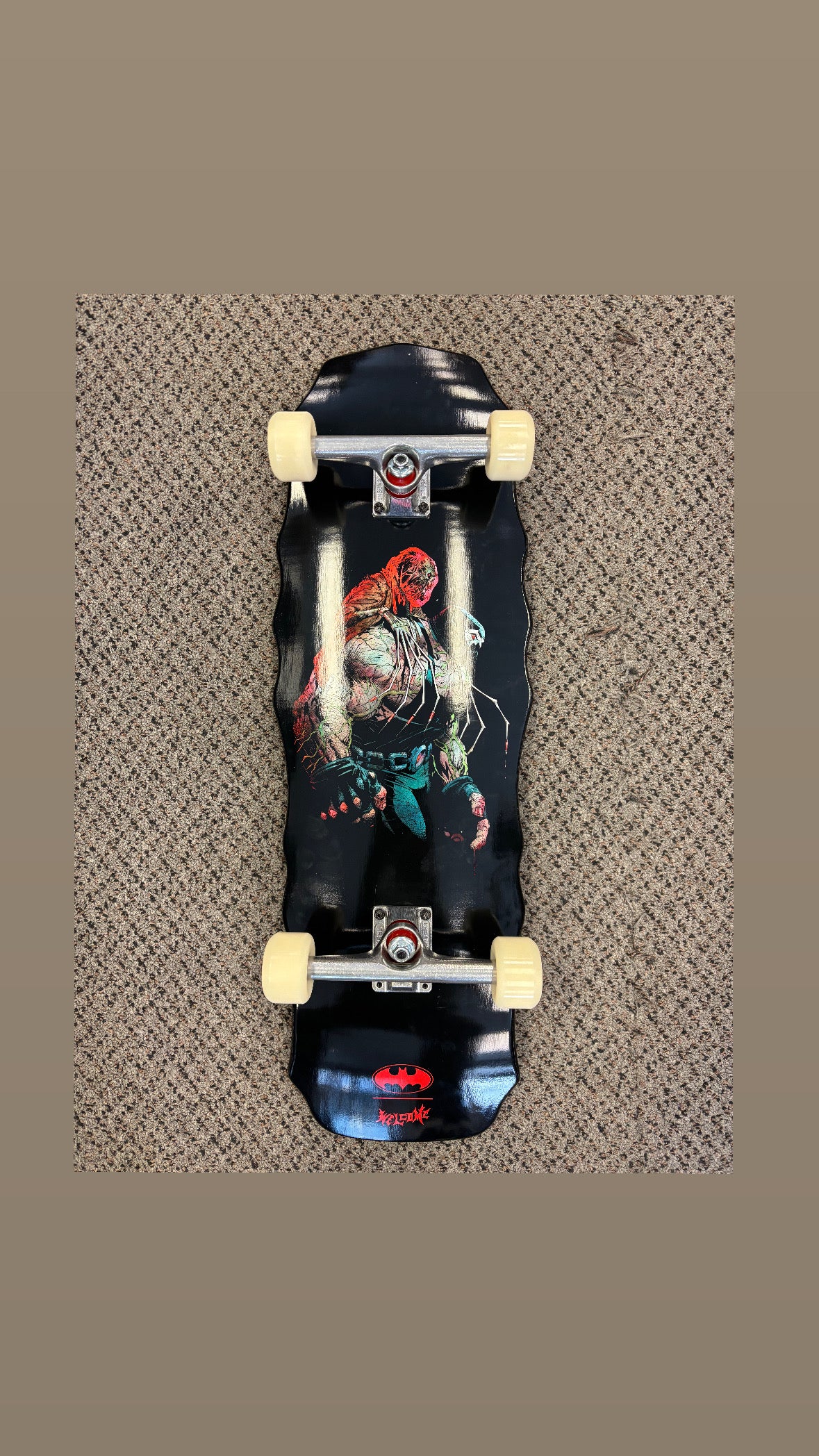 Sale Welcome x Batman Bane & Scarecrow on Widow Skateboard Complete - 10.0"