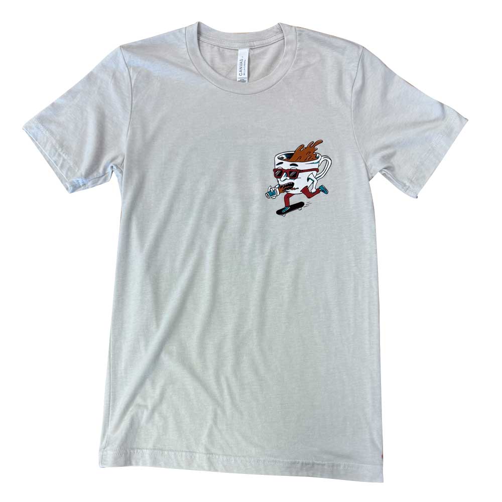 Focus Boardshop and Broken Board Coffee Collaboration Short Sleeve Tri-blend T-Shirt