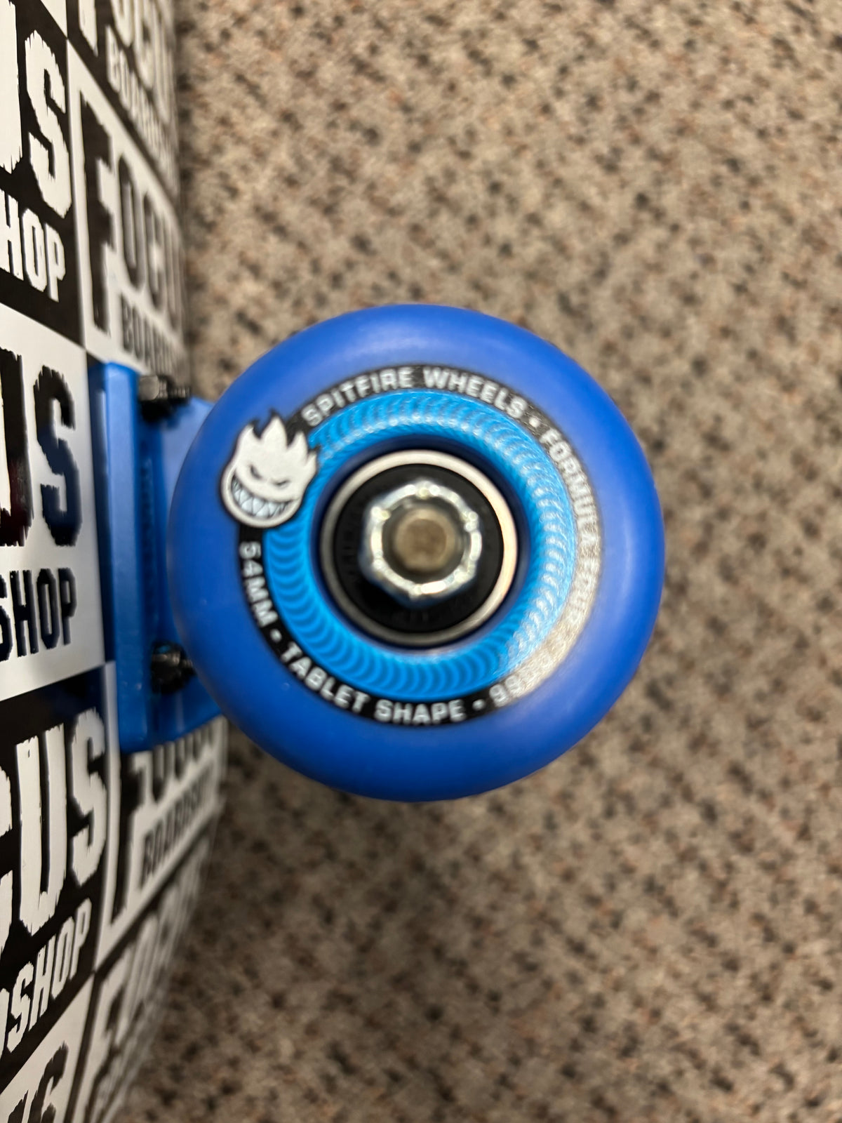 Focus Repeater Logo Skateboard Complete 8.75 Blue