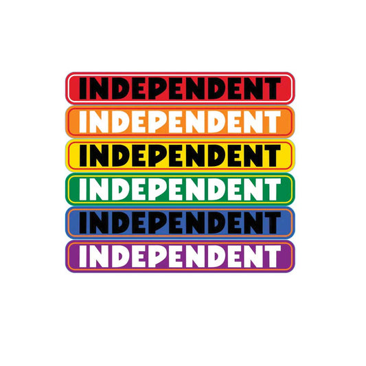 Independent Bar Logo Sticker 6in