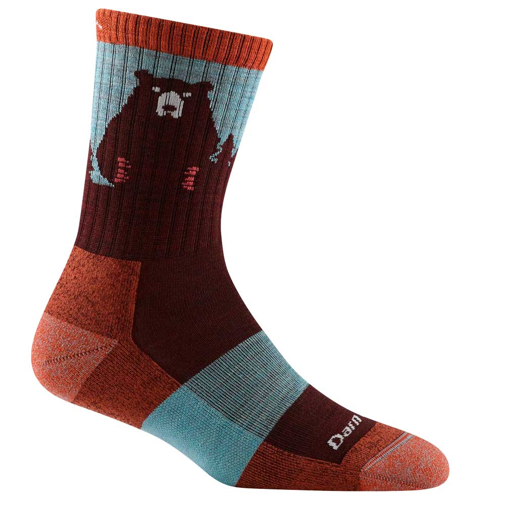 Darn Tough Women's Bear Town Micro Crew Lightweight Hiking Socks