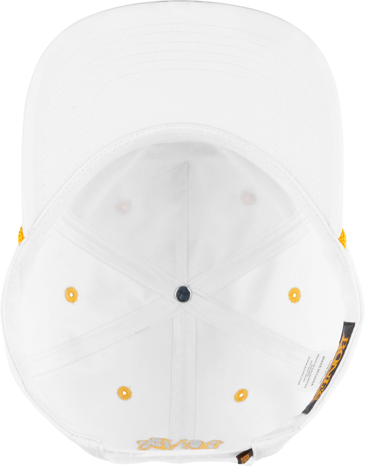 Bones Pushing Up Daisies Low Profile Cap - White